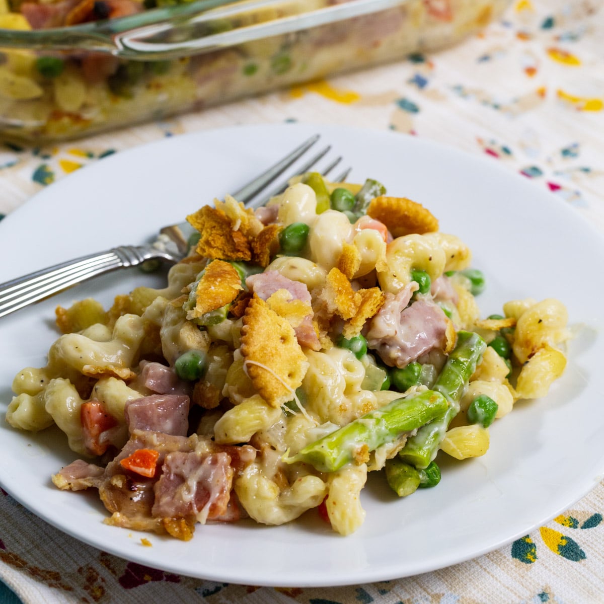 Ham and Asparagus Casserole - Spicy Southern Kitchen