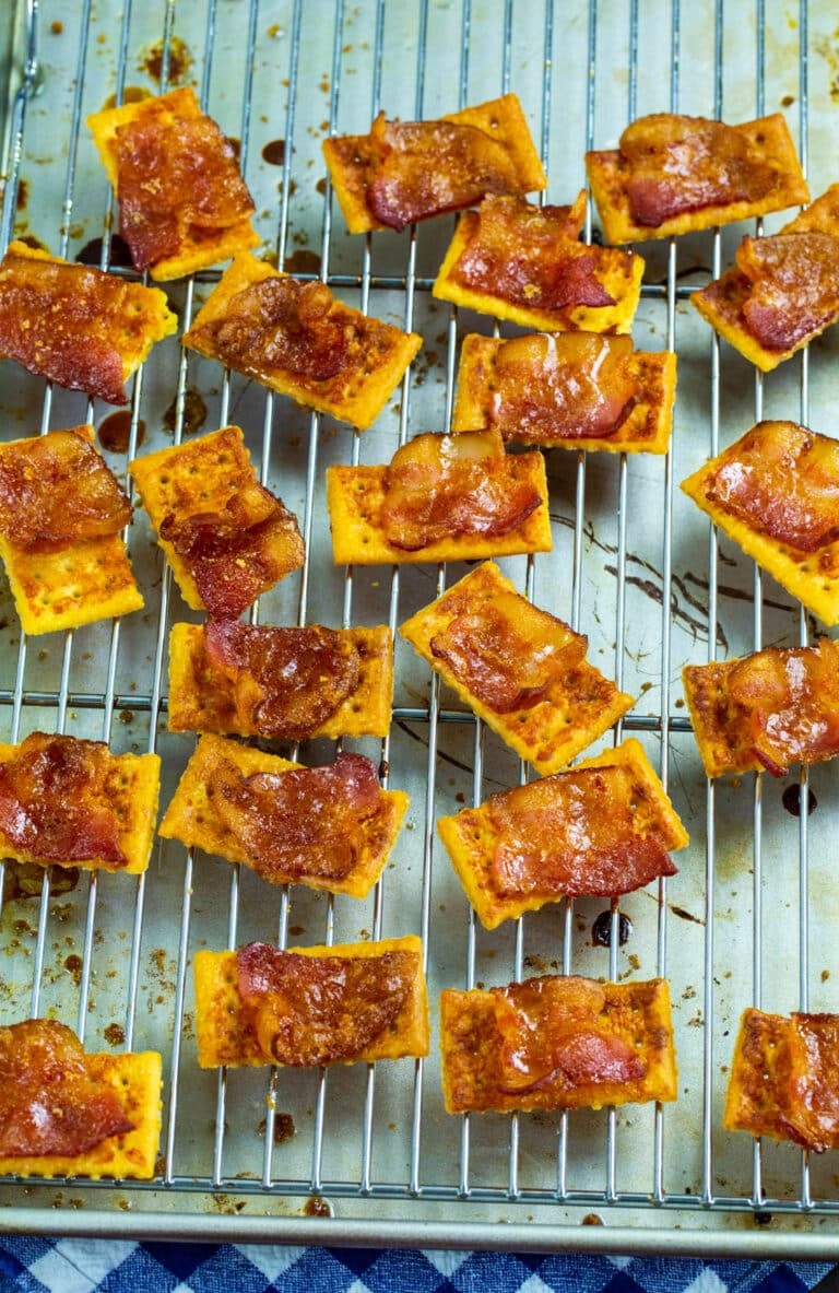 Spicy Candied Bacon Crackers Spicy Southern Kitchen