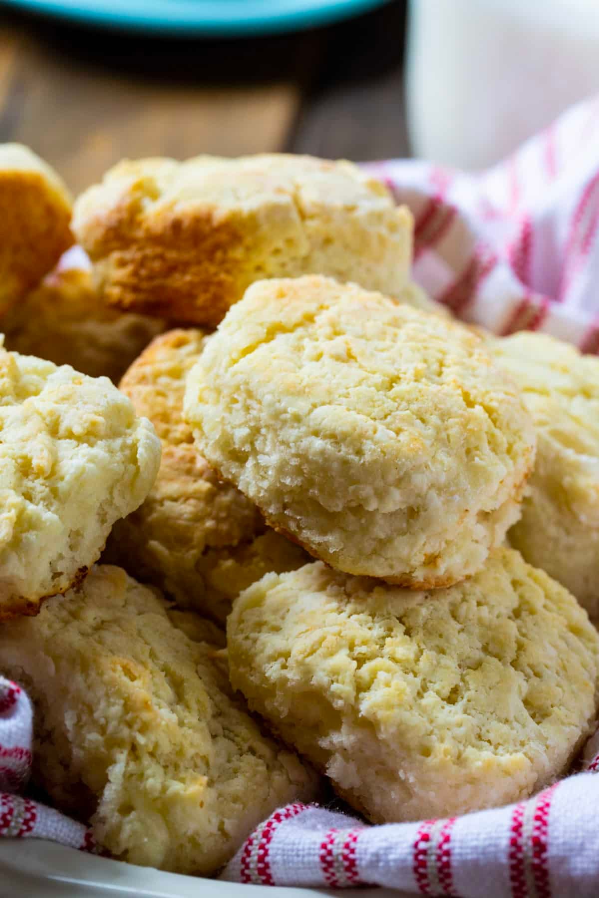 Close-up of Buttermilk Biscuits.