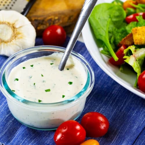 Creamy Parmesan Dressing (Carrabba's copycat) - Spicy Southern Kitchen