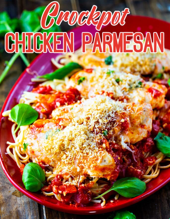 Crock Pot Chicken Parmesan - Spicy Southern Kitchen