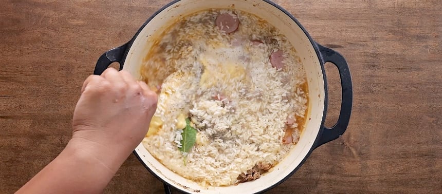 Remaining ingredients added.