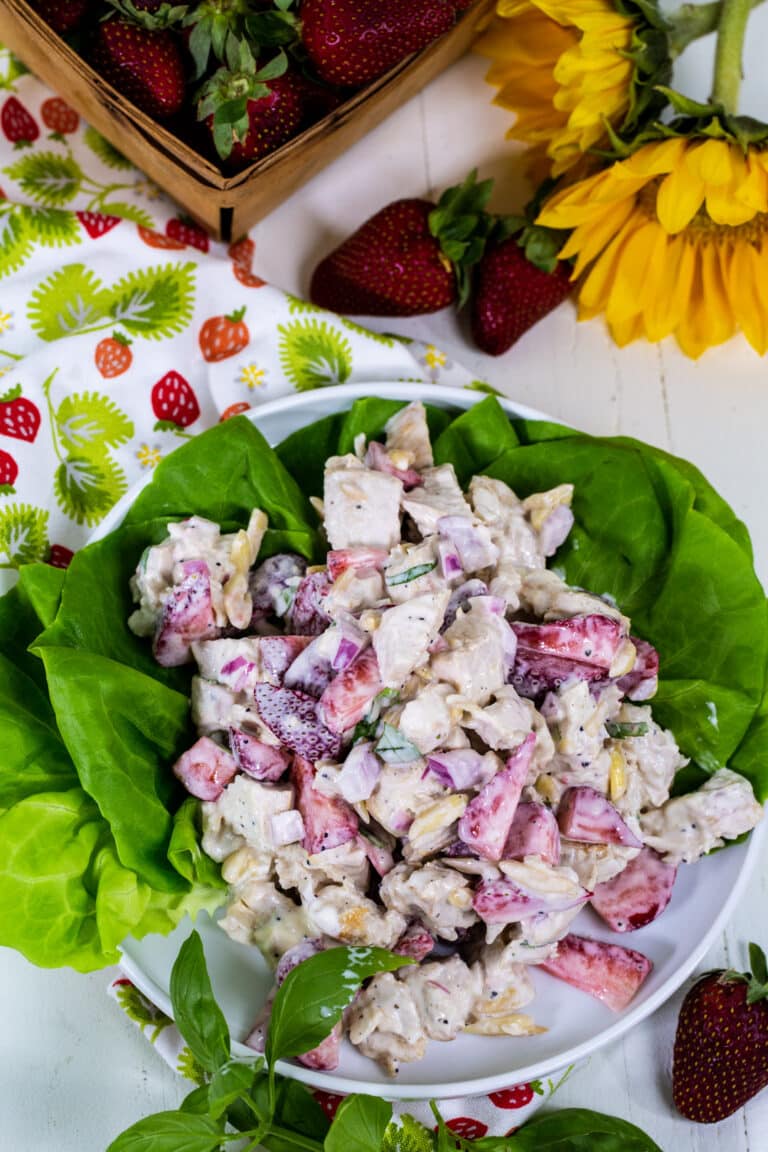 Strawberry Chicken Salad - Spicy Southern Kitchen