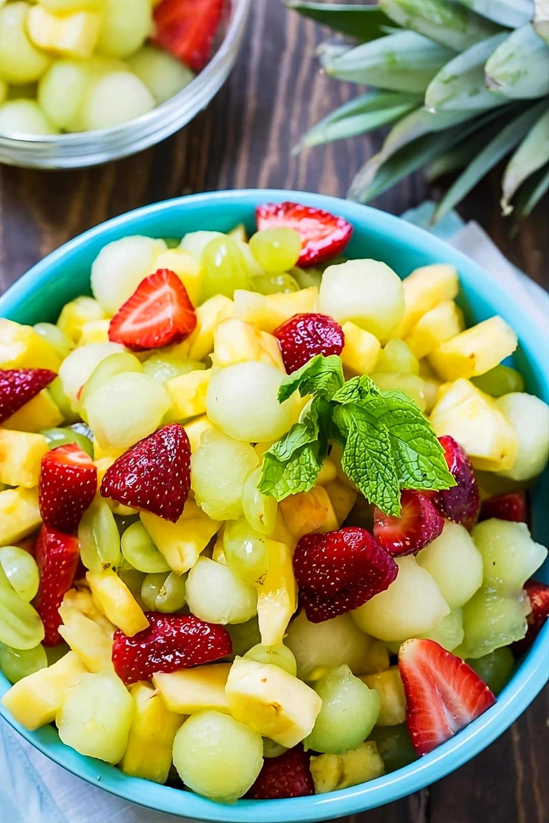 Fruit Salad in a serving bowl.