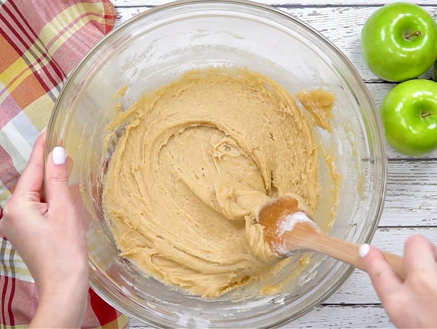 Batter in a bowl.