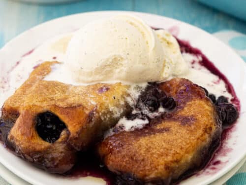 Blueberry Dumplings - Spicy Southern Kitchen
