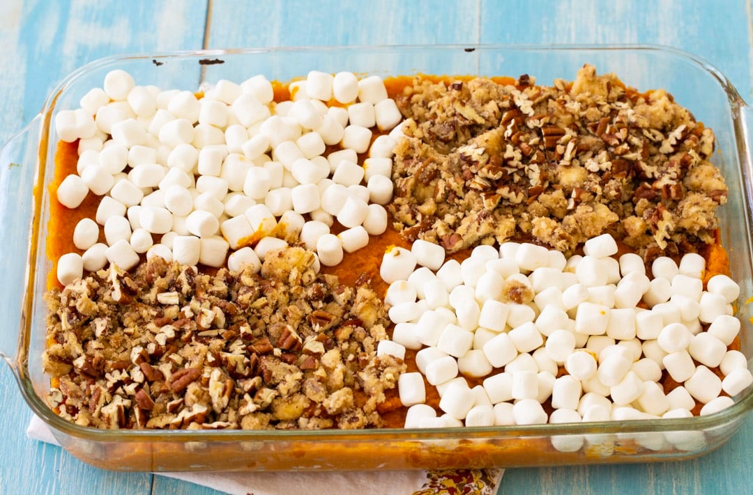 Casserole before being placed in oven.