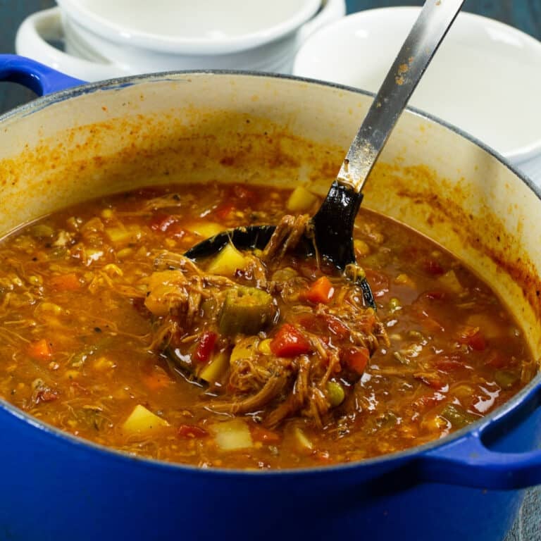 Pulled Pork Vegetable Soup