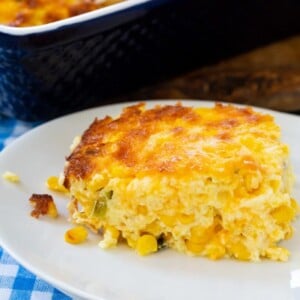 Three Cheese Corn Pudding