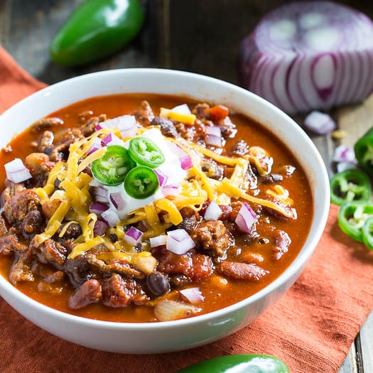 Three Bean Chili - Spicy Southern Kitchen