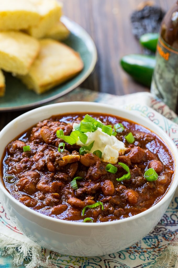 Five-Alarm Chili is super spicy!