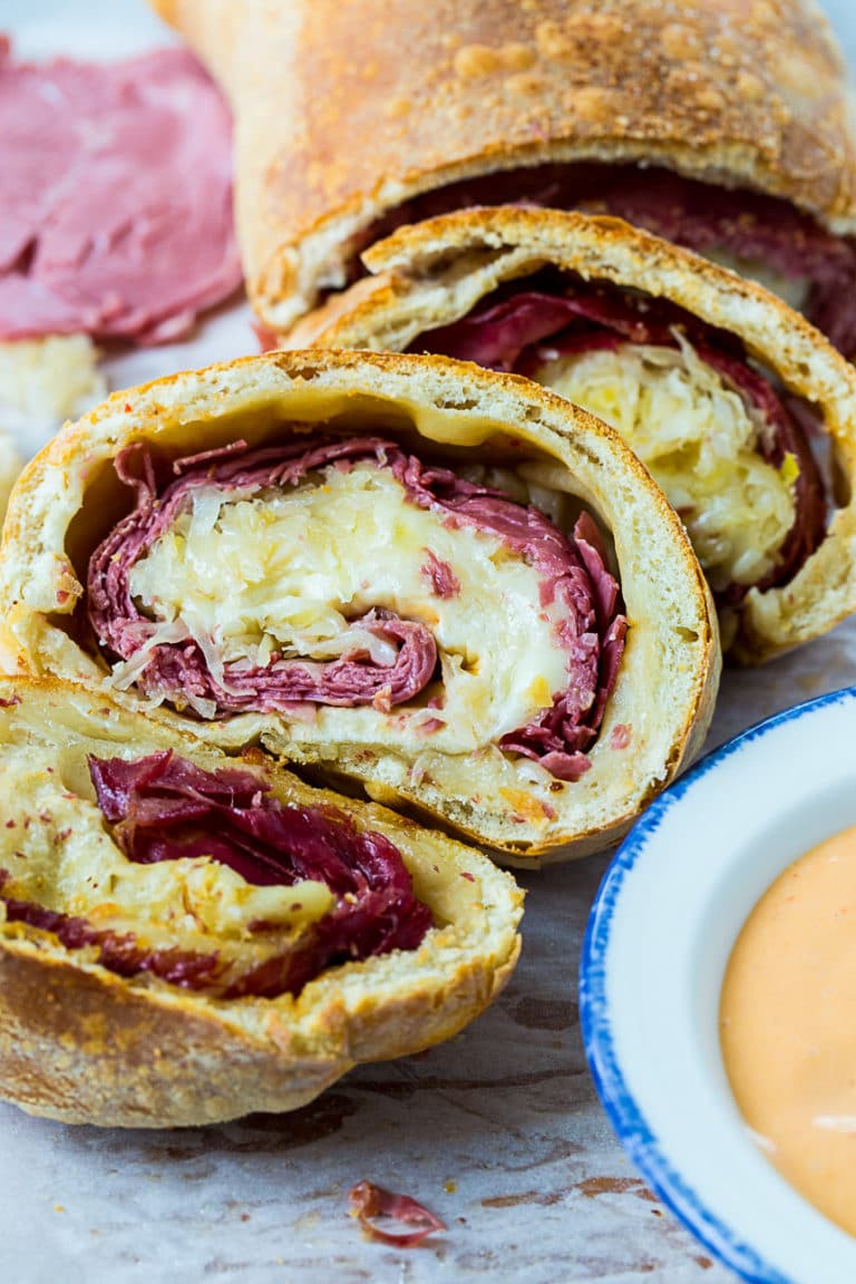 Air Fryer Reuben Stromboli Spicy Southern Kitchen