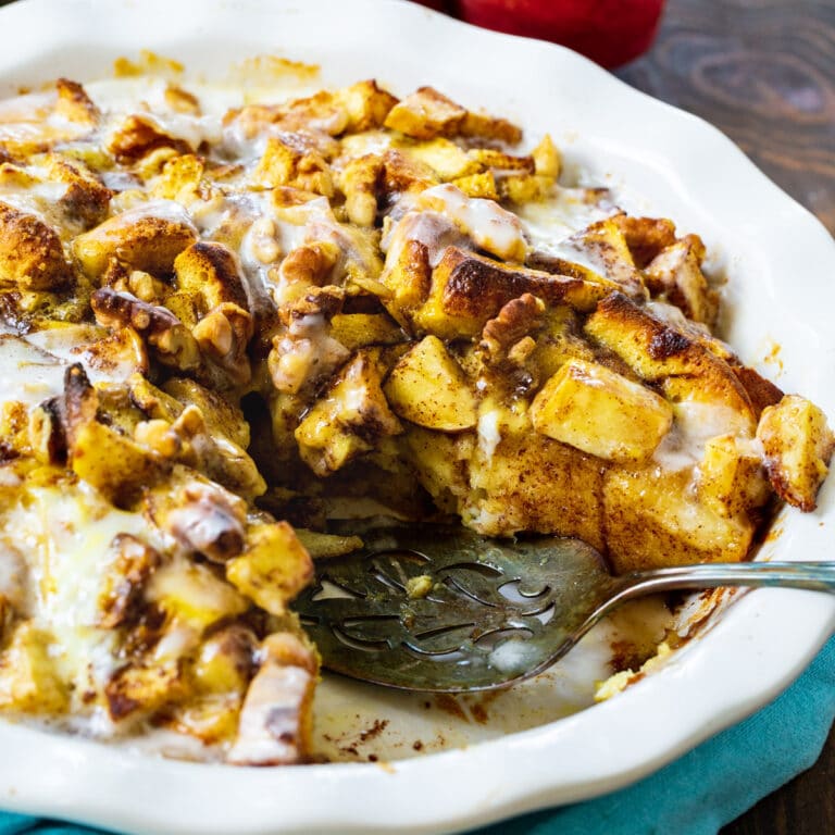 Apple Cinnamon Roll Bake Spicy Southern Kitchen