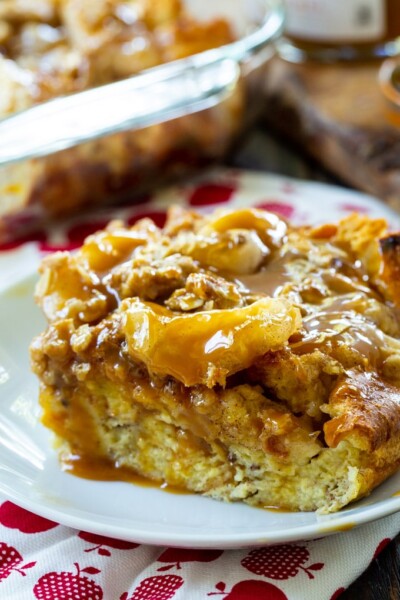 Apple Pie French Toast Casserole - Spicy Southern Kitchen