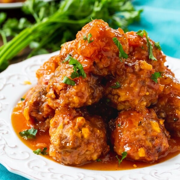 Ham Balls with Apricot Glaze