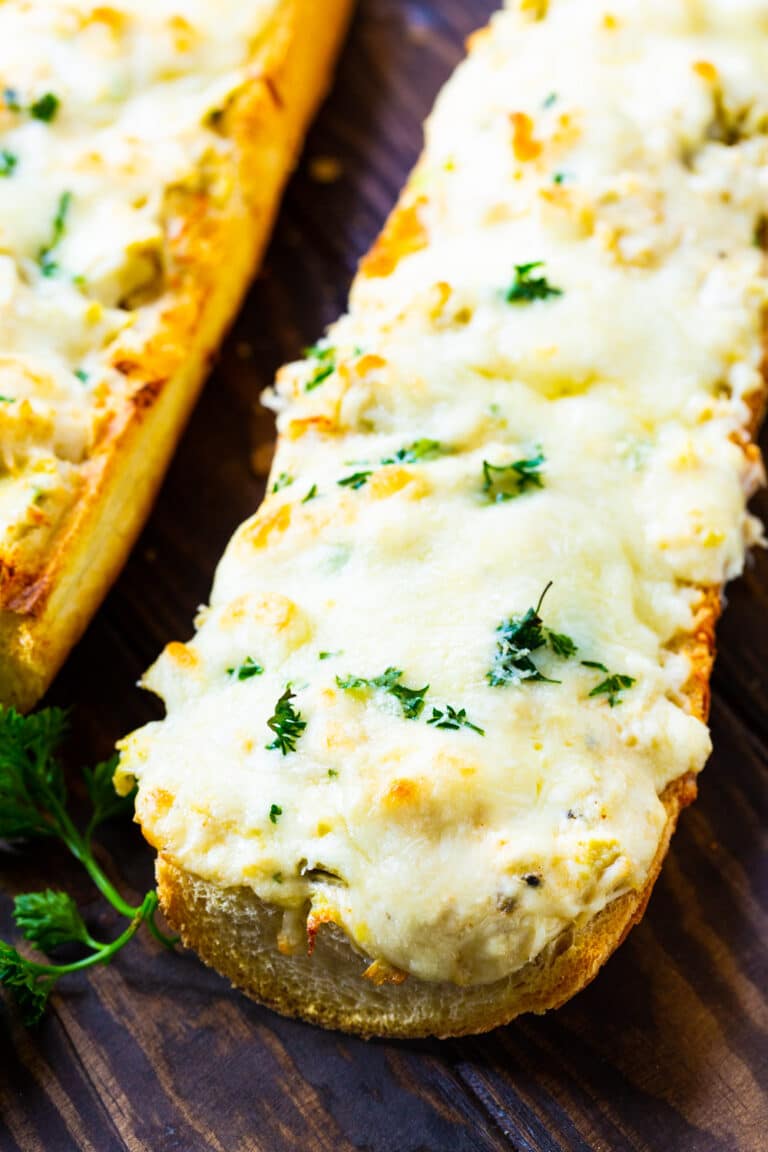 Artichoke and Crab Dip Bread - Spicy Southern Kitchen