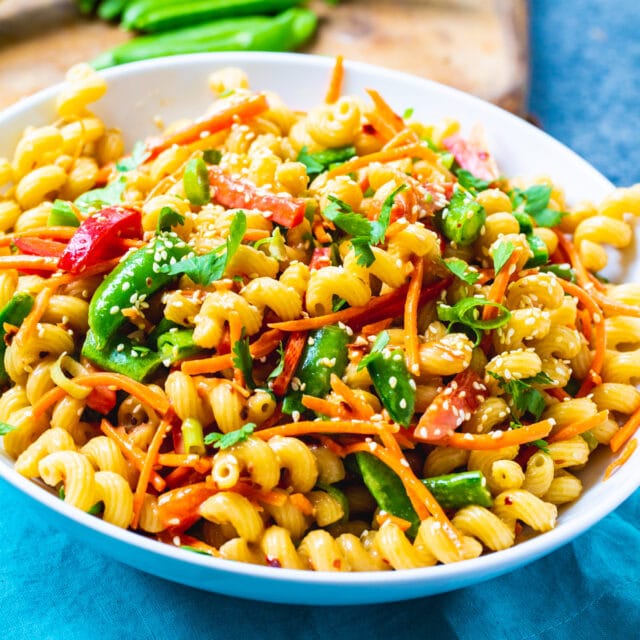 Asian Pasta Salad Spicy Southern Kitchen