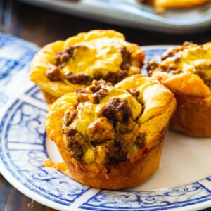 BBQ-Flavored Ground Beef Biscuit Cups