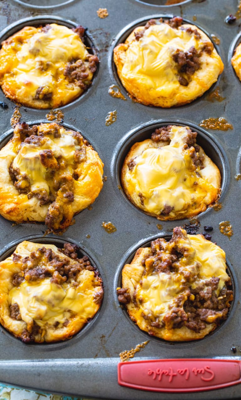 BBQ Ground Beef Biscuit Cups Spicy Southern Kitchen