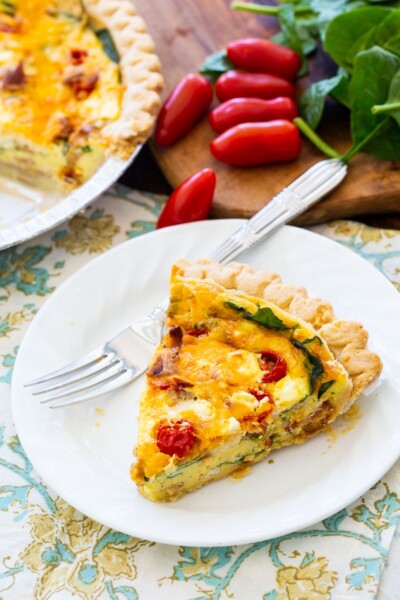 BLT Quiche - Spicy Southern Kitchen