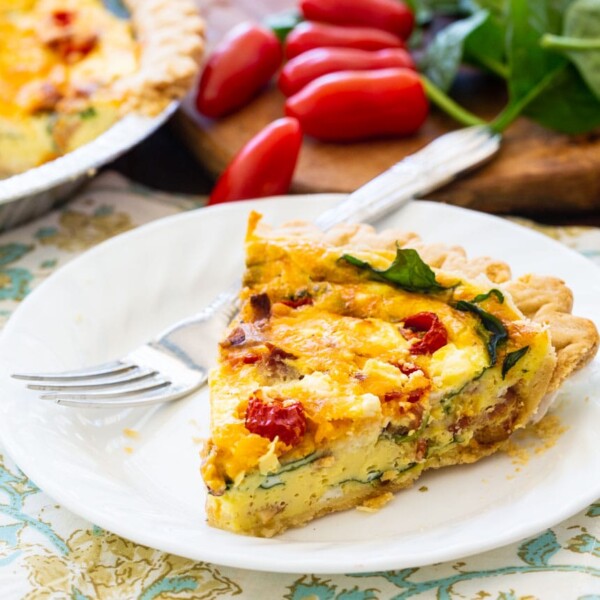 BLT Quiche - Spicy Southern Kitchen