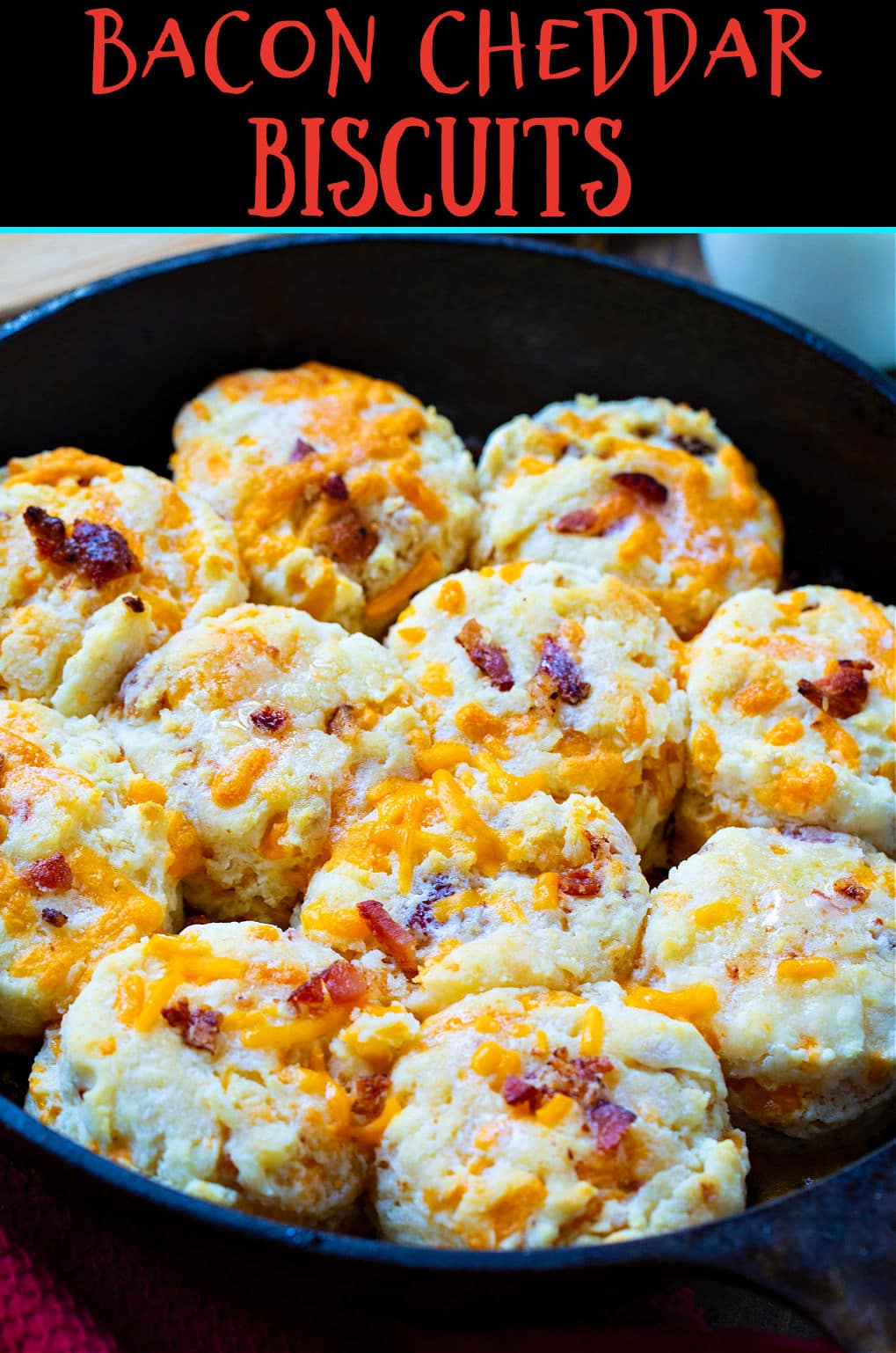 Bacon-and-Cheddar Skillet Biscuit