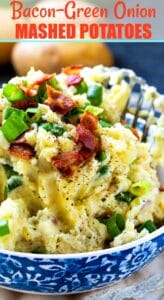 Bacon-Green Onion Mashed Potatoes - Spicy Southern Kitchen