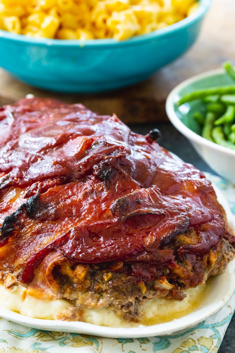 Bacon Wrapped Meatloaf - Spicy Southern Kitchen