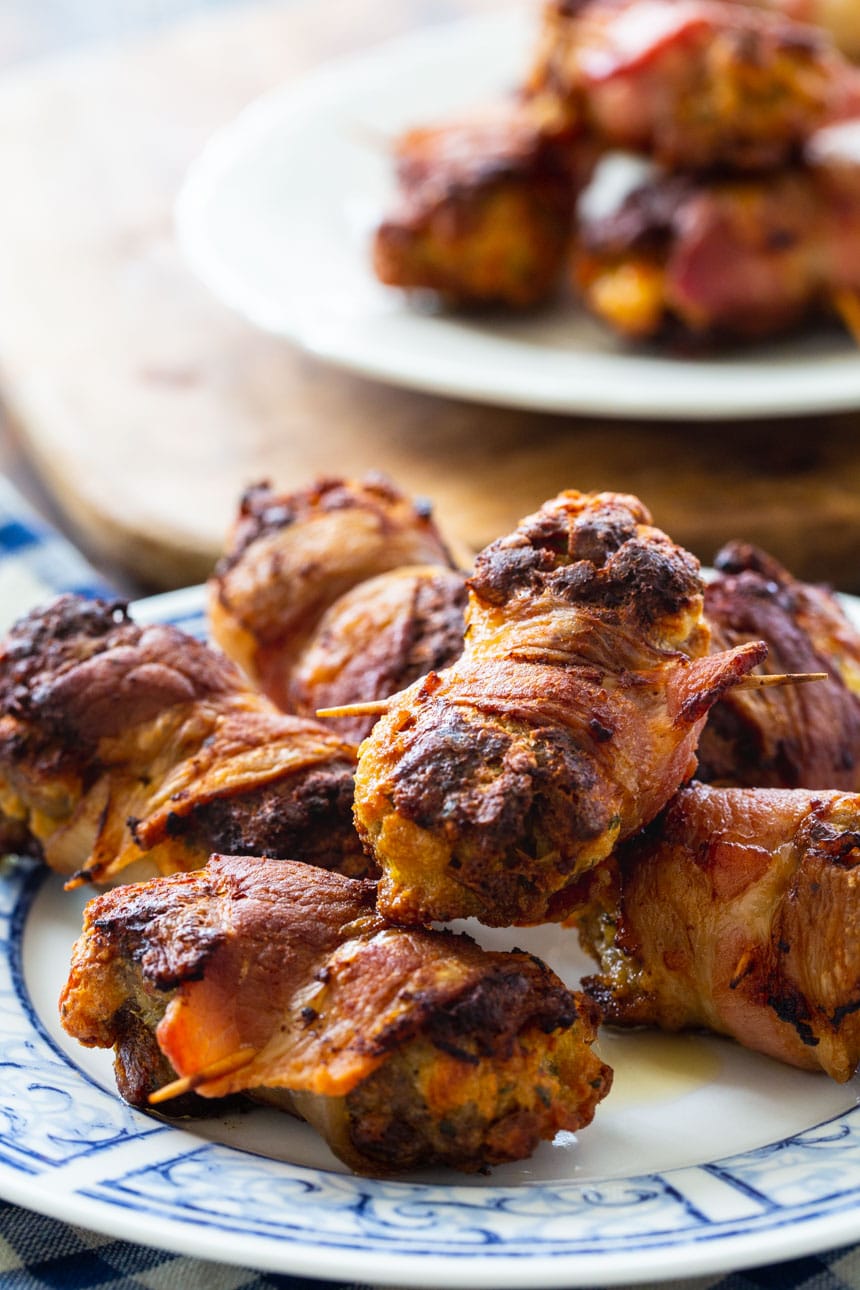 Bacon Wrapped Stuffing Bites