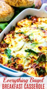 Everything Bagel Breakfast Casserole - Spicy Southern Kitchen