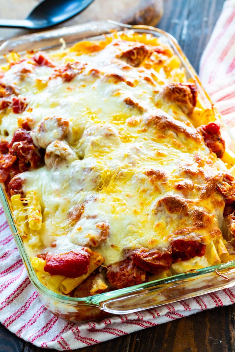 Baked Ziti with Italian Sausage Spicy Southern Kitchen