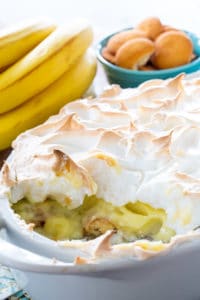 Banana Pudding with Meringue
