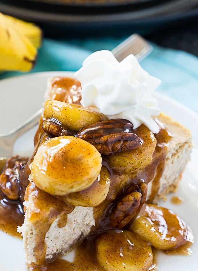 Bananas Foster Cheesecake