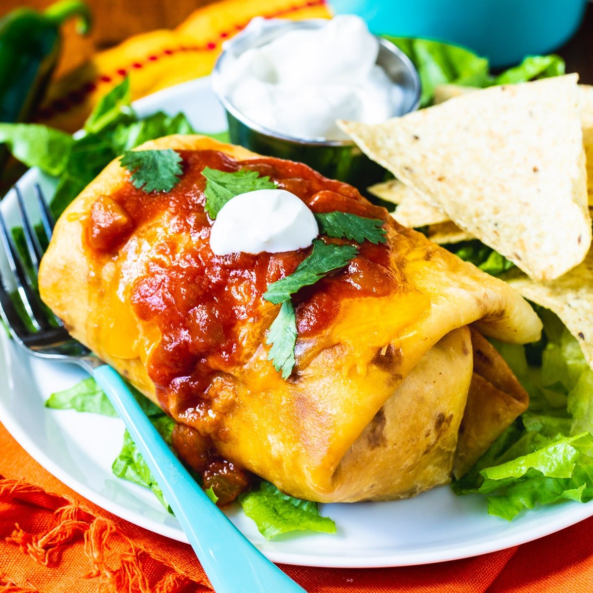 Beef Chimichanga - Beyond The Chicken Coop