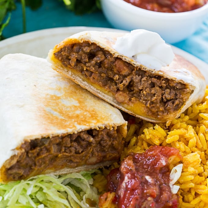 Beef & Bean Burrito