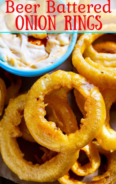 Beer Battered Onion Rings - Spicy Southern Kitchen