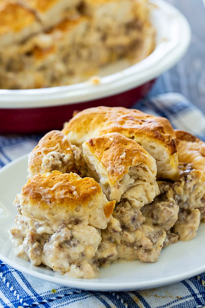 Biscuits and Gravy Pie Spicy Southern Kitchen