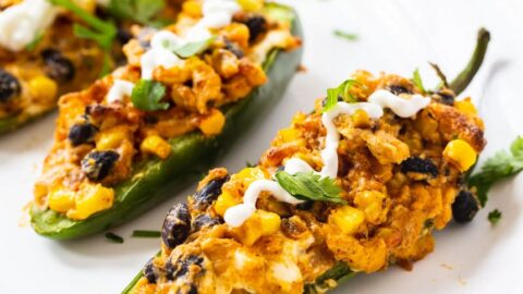 Black Bean and Corn Stuffed Jalapenos - Spicy Southern Kitchen