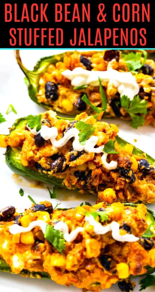 Black Bean and Corn Stuffed Jalapenos Spicy Southern Kitchen