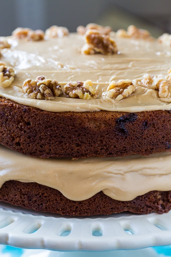 Kentucky Blackberry Jam Cake with Caramel Icing