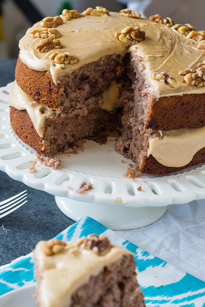 Blackberry Jam Cake Recipe With Caramel Icing