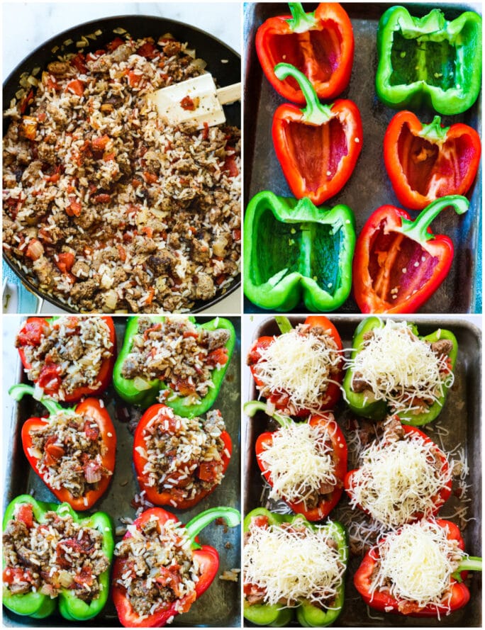 Italian Sausage Stuffed Peppers Spicy Southern Kitchen
