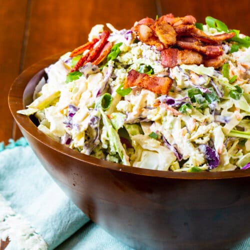 Blue Cheese Bacon Coleslaw Spicy Southern Kitchen