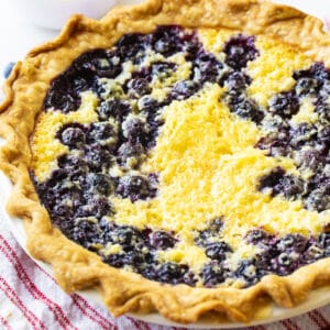 Whole Blueberry Buttermilk Pie
