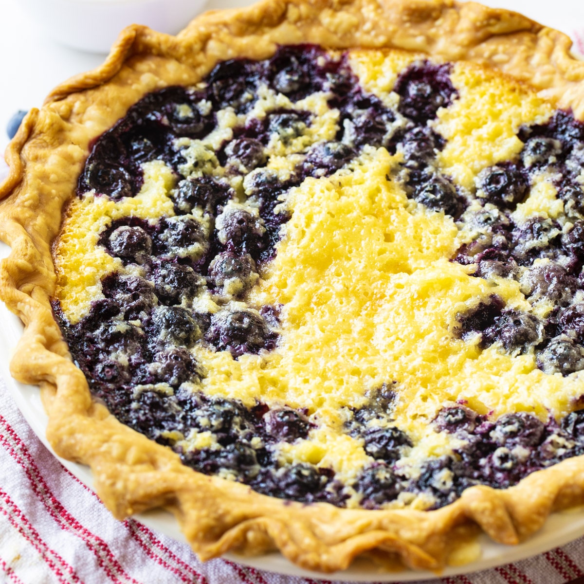 Blueberry Buttermilk Pie 1 