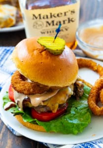 Bourbon BBQ Burgers