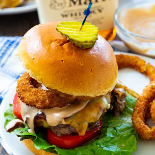 Bourbon BBQ Burgers