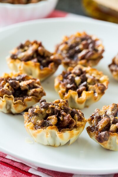 Bourbon Pecan Tartlets - Spicy Southern Kitchen