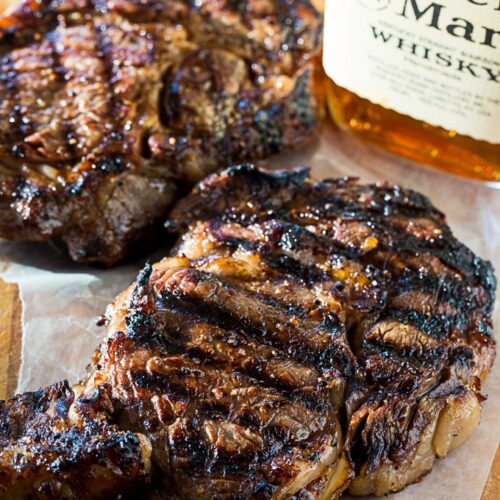 Grilled Bourbon Steaks Spicy Southern Kitchen 