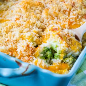 Cheesy Broccoli and Rice Casserole (from scratch)